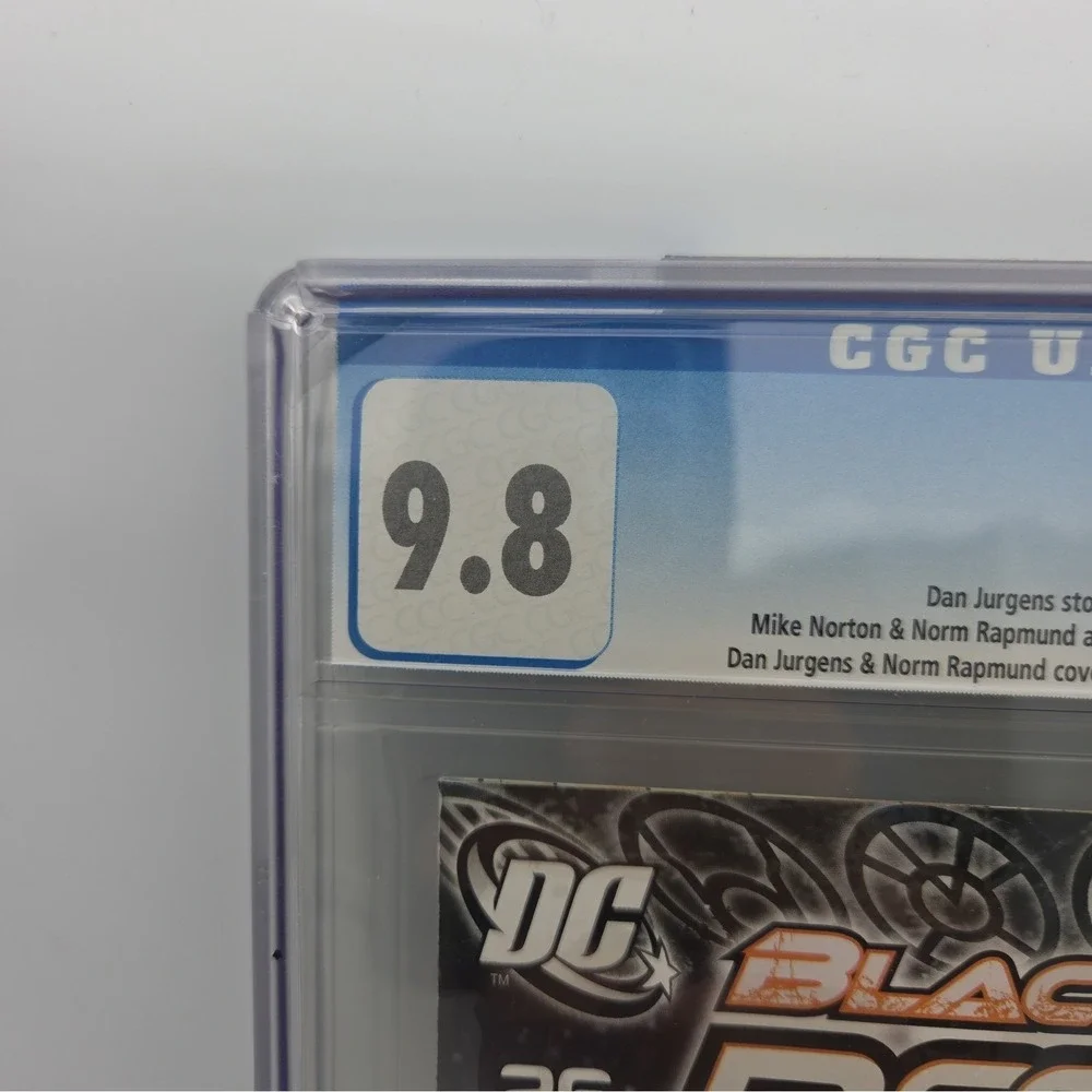 BOOSTER GOLD #26 2010 DC CGC 9.8 White Pages Blue Beetle Becomes A Black Lantern